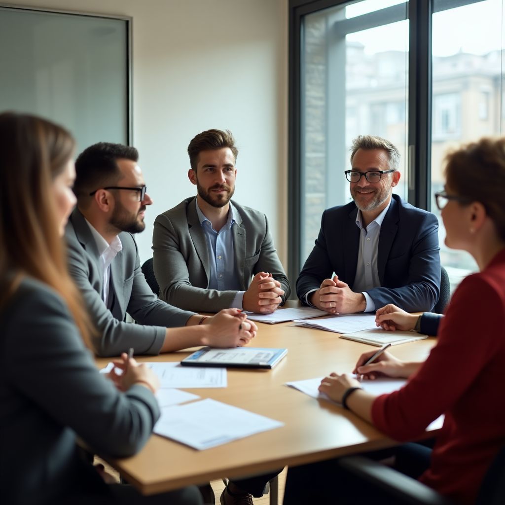 Dueños de pymes en una capacitación sobre finanzas empresariales.
